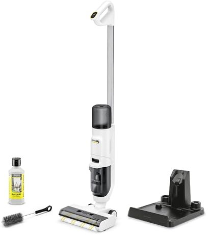 Kärcher FCV 2 Natural N Balai d'essuie-glace sans fil avec 2 modes de nettoyage, autonomie de la batterie : environ 25 min, surface par charge : environ 110 m²