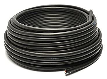 CAVO ELETTRICO BIPOLARE SEZ. 2X1 NERO 100 MT