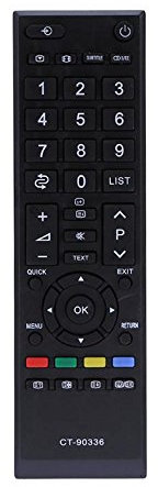 vinabty ct-90336 CT90326 Ersatz Fernbedienung für Toshiba TV 'S/40LV713B/32 AV636DB 32 AV713B 19 AV616DB 40LV665DB 32 AV635DB 32 AV615DB 19 AV615DB 32RV635D 37RV635D 26 AV615DB 26 AV713B