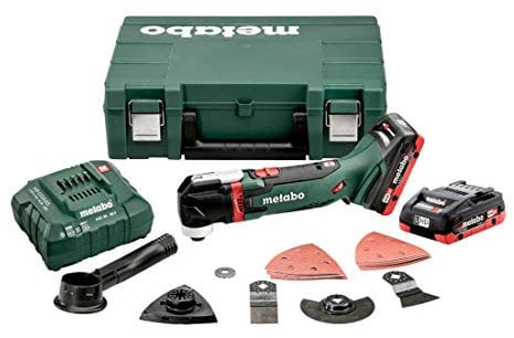 METABO Akku-Multitool MT 18 LTX (613021800); Kunststoffkoffer; 18V 2x4Ah LiHD + ASC 55