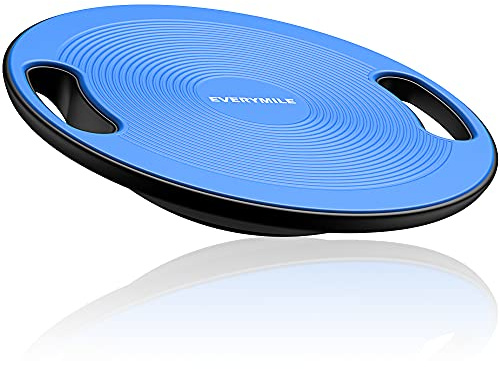 EVERYMILE Wobble Balance Board, Exercise Balance Stability Trainer 40 cm with Handles, Portable Balance Ball for Workout Core Trainer, Physiotherapy, Gym, Non-Slip Surface