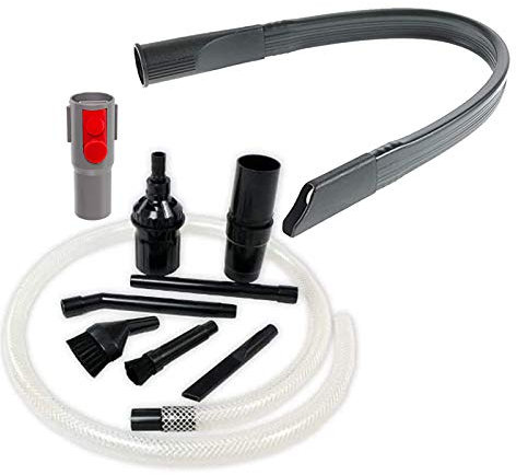 SPARES2GO Micro-PC-Reinigungsset + flexible Fugendüse kompatibel mit Dyson V8 SV10 schnurlosem Staubsauger