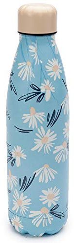 Bouteille Isolée (Gourde) 500ml en Acier Inoxydable pour Boissons Chaudes ou Froides Pick of The Bunch - Fleurs Marguerites