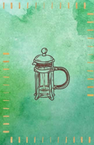French Press and Gold: Notebook/ Journal