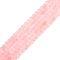 Natural Stone 6mm Rose Quartz Round Crystal Energy Stone Beading Loose Gemstone DIY Smooth Beads for Bracelet Necklace Earrings Jewelry Making