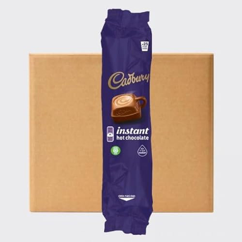 KV&C - Premium Hot Chocolate | In Cup Vending Commercial Machines | Camping | Travel | Office | 73mm | INCUP KLIX Drinks (PREMIUM HOT CHOCOLATE - 25 CUPS (1 SLEEVE))