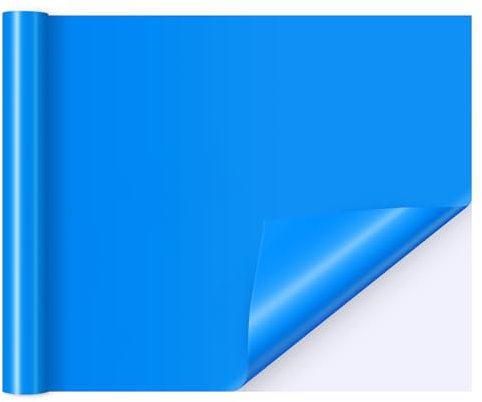 Pool Patches for Above Ground Pools,49*34Inch Pool Patches for Vinyl Liners Underwater,Air Mattress Repair Patch Kit,Pool Liner Repair Kit,Pool Liner Patch Kit with Rectangle Pool Repair Patch (Blue)