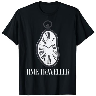 Time Traveller Uhr Schmelzende Zeitreise T-Shirt