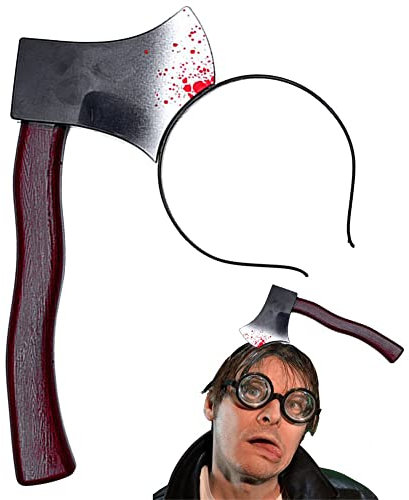 Plastic Faux Couteau Bandeau avec du Sang À Travers La Tête Toys Tricons pour Les Accessoires De Décoration d'halloween Effrayants Jeux De Fête