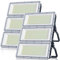 YIQIBRO Focos LED Exterior 300W 2 Piezas, 3 en 1 30000LM 6500K Blanco Frío Luces Exterior, IP67 Impermeable 85-265V Lampara LED con Transformador para Jardin Garaje Hotel Fábrica Estadio
