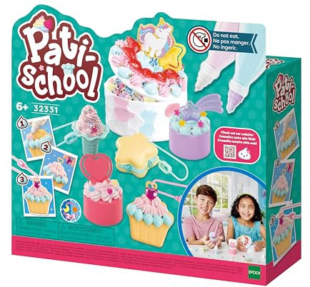 EPOCH Games Pati-School - L’Atelier de création - Loisir créatif et activité Manuelle pour Enfants de 6 Ans et + - Glaçage, décoration et création d'accessoires - 32331