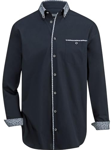 BABISTA Herren Hemd Romantento | | Langarm-Hemd | Button-Down-Kragen | Brusttasche | reine Baumwolle