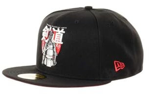 New Era Fighter Japanese Martial Arts Japan Collection Black 59Fifty Basecap - 7 5/8-61cm (XL)