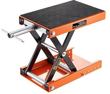 Anhängerheber Heavy-Duty Motorrad-Hebebühne, 350/1100/1500 Pfund Kapazität, Motorrad-Scherenhebebühne mit breitem Deck und Sicherheitadel for Fahrräder und Motorräder Für Anheben von Wohnmobilanhänger