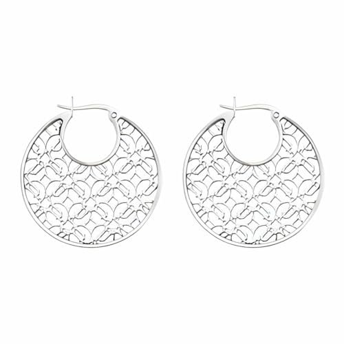 Police Damen-Ohrringe PJ25593ESS.01 Edelstahl 3 cm