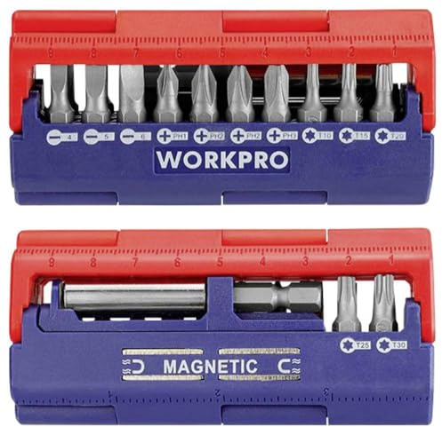 Workpro Schraubendreher-Bit-Set, 13-teilig
