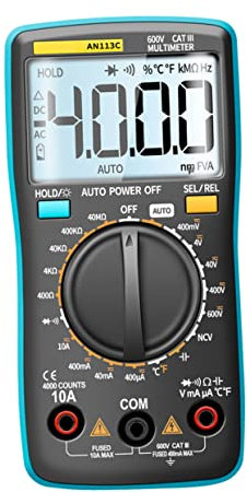 HOMSFOU 1Stk Multimeter Multitester Meter Ausrüstung digitales Messgerät elektronisches Messgerät digital voltmeter thermometer werkzeug tragbares Messgerät digitales Testtool Abs