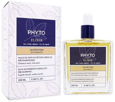 Phyto - Nutrition – Pflegeöl Absolue Elixir 75 ml – Vor-Shampoo für Längen & Spitzen – trockenes bis sehr trockenes Haar – nährt intensiv – revitalisiert – ohne Silikone