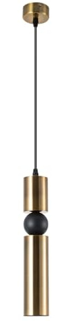 ARTE LAMP Pendelleuchte Hängelampe Moderne Deckenleuchte für Esstisch, Kupfer/Schwarz, GU10, höhenverstellbar, 6 x 6 x 33 cm