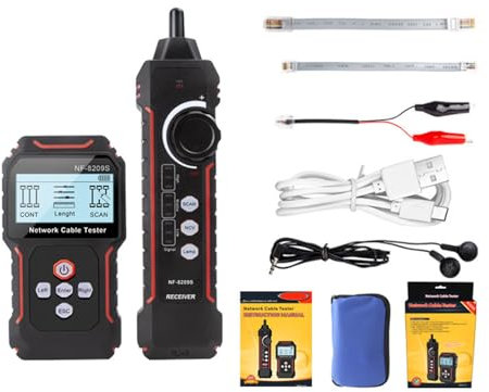 Professionelles Internet Tool Mit LCD Display Und Funktionskabellänge Messgerät Für Kabelkabeltests Und Fehlerstandort