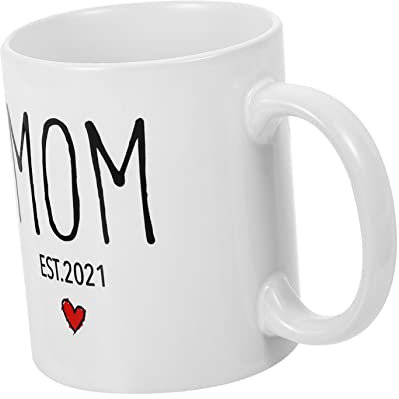 GLEAVI 1 Pz Boccale in Ceramica Eccellere Vibrante Colore Novità Tazze Da Caffè Di Grandi Dimensioni Chiaro Semplice Potabile Moderno Tazza Donna Bianca Materiale Ceramico