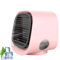 Cool Artic Blast, 2025 Portable Air Conditioner, Personal Air Cooler Mini Evaporative Cooler, 3 Wind Speed Portable Cooling Fan Mini Air Cooler Fan Humidifier for Home Bedroom Office (Pink)