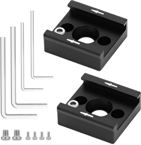 2er-Set Cold Shoe Adapter, Universeller Blitzschuh Adapter für Kamera und Zubehör, Cold Shoe Mount für Mikrofone, LED-Lichter, Camcorder, DSLR und Actionkameras
