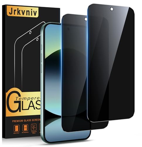 Jrkvniv Protector Pantalla de Privacidad para Xiaomi Redmi Note 14 5G/4G Cristal Templado Antiespia Protectora Vidrio Película Dureza 9H Antiarañazos Sin Burbujas Privacy Screen Protection,2 Piezas