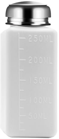 100-250ml Solvent Liquid Dispenser Bottle with Stainless Steel Pumping Head for Cleaning Solution Beauty Salon Supplies Portable Solvent Bottle