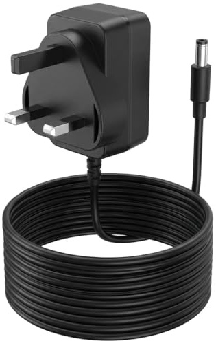 12V 2A Power Supply UK Plug Adapter, AC 100-240V to DC 12V Converter Transformer 12V DC Power Adapter for CCTV Camera LED Strip Lights Router TV Box USB Hub and Small 12V Devices 5.5x2.1mm
