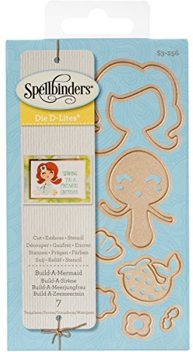 Spellbinders D-Lites Build-A-Mermaid Die, Brown