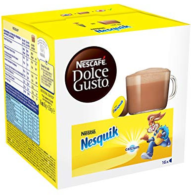Nescafé Dolce Gusto Nesquik Chocolat, Lot de 3, 48 capsules