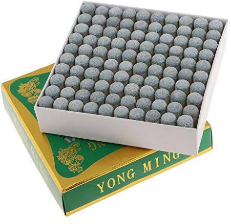 Sharplace 100 Pool Billard Queue Tipps Snooker Stick Ferrules Tipps technisch Snooker Zubehör, 9 mm