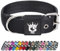 TSPRO Taktisches Hundehalsband, Robustes Halsband für Hunde mit Metallschnallenverschluss, 3,8 cm Breit, Verstellbar und Dick für Mittel bis Großgroße Hunde (Schwarz L)
