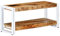 Festnight Meuble TV Armoire TV Industriel en Bois Massif de manguier 90 x 30 x 40 cm