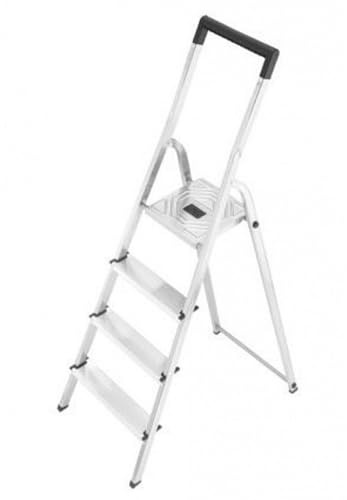 Hailo L40 Aluminium Huishoudtrap / Klustrap 4 treden.