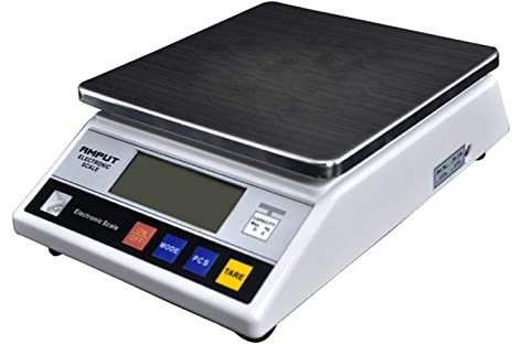 Báscula electrónica de precisión 7500 g / 0,1 g LCD Digital Báscula de mesa con función de tara y contador