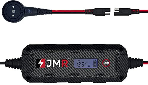 JMR Battery Charger for Aston Martin DB11 DBX Vantage DBS DB12 Trickle Charger Conditioner Maintainer (Magnetic Port, UK Plug, No Lithium Mode)