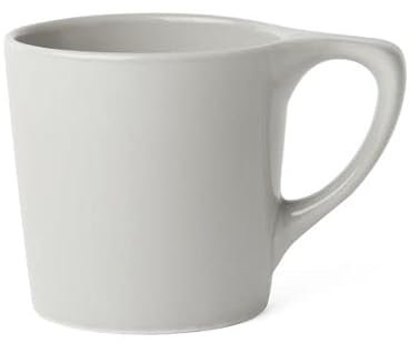 notNeutral LINO Porzellan-Kaffeetasse für den persönlichen Gebrauch, Restaurant, kommerzielle Nutzung, 340 ml (hellgrau)
