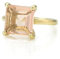 Verführerischer Morganit Ring - Statement Ring, Großer Stein Ring, Individueller Statement Ring - Handgefertigter Schmuck, Kristallschmuck, Geburtsstein Schmuck - mit Geschenk Kit