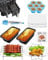 HOMGEN Air Fryer Zubehör 6-teiliges Heißluftfritteusen Zubehör Doppelkammer Airfryer Zubehör für Ninja Foodi AF400EU AF300EU 8L-9.5L Grillrost Backpapier etc