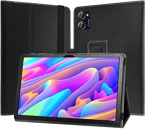 JRTAL Custodia per CHUWI HiPad X PRO, PU Pelle Slim Flip Case Cover Protettiva Pieghevole Stand Cover per CHUWI HiPad X PRO 10.51 Tablet(Non funzionerà per CHUWI Hipad/HiPad Max)- Nero