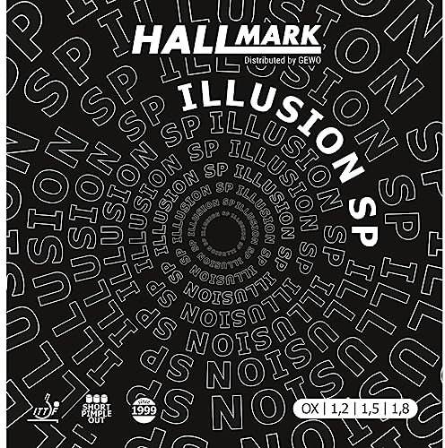 Hallmark Belag Illusion-SP, schwarz, OX