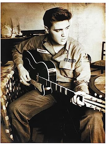 KUSTOM ART Elvis Presley Wandposter Serie berühmte Hollywood-Schauspieler, ungerahmt, Kunstdruck, 40 x 30 cm