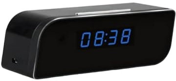 Genérico Mini Reloj despertador Cámara Espía Full HD 1080P WiFi