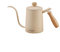 caffettiera 400ML/600ML Orecchio Caffè Birra A Mano Pentola In Acciaio Inox 304 Becco Lungo Bocca Fine Pentola Attrezzatura for la Produzione di Caffè Manico In Legno Accessori per utensili da caffè (