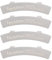 TorchPilot 4pcs Bike Disc Brake Pads & Rotor Alignment Tool -304 Stainless Steel-Bicycle Disc Brake Gap Regulator Adjust Spacer for All MTB Road BMX Bike