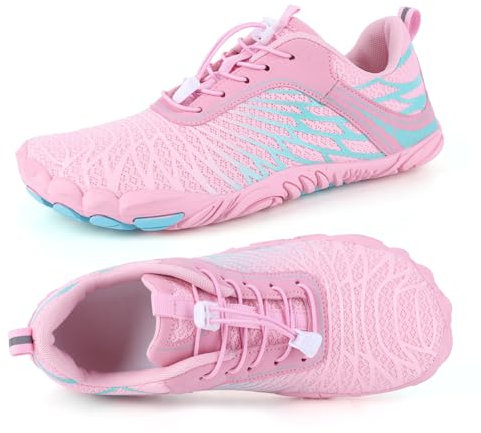 RUYI Barfußschuhe Damen Herren Barfussschuhe Minimalistische Traillaufschuhe Atmungsaktiv Walkingschuhe mit Breiter Zehenbox & Zero-Drop Sohle - Unterstützt einen Gesunden Gang