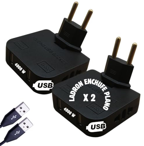 Voleur plat - Voleur USB - Prise plate murale extra-plate - Prise plate - Prise multiple plate - Voleur multiple plat mural - Prise multiple USB - Voleur multiple plat