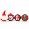 HERZONE 4pcs Weihnachtsbaum Anhänger aus Filz, Weihnachts-Deko Christbaumschmuck Filz Weihnachtsdeko Verzierung für Weihnachtsbaum, Feiertag, Party Deko (Bunte weihnchtsmotive)